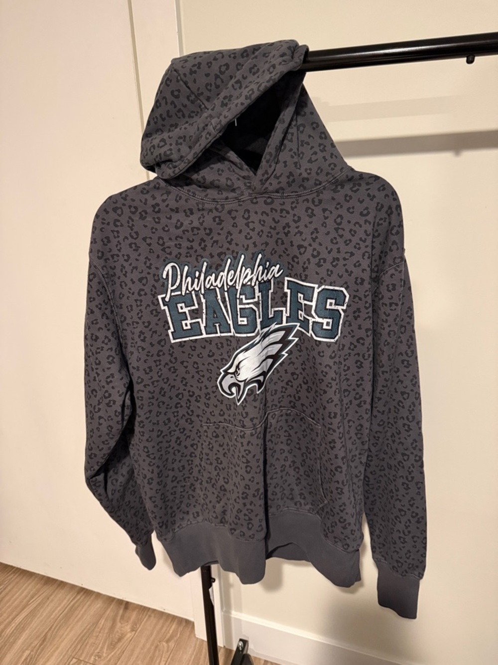 Women’s Gameday Couture Eagles Leopard Print Hoodie